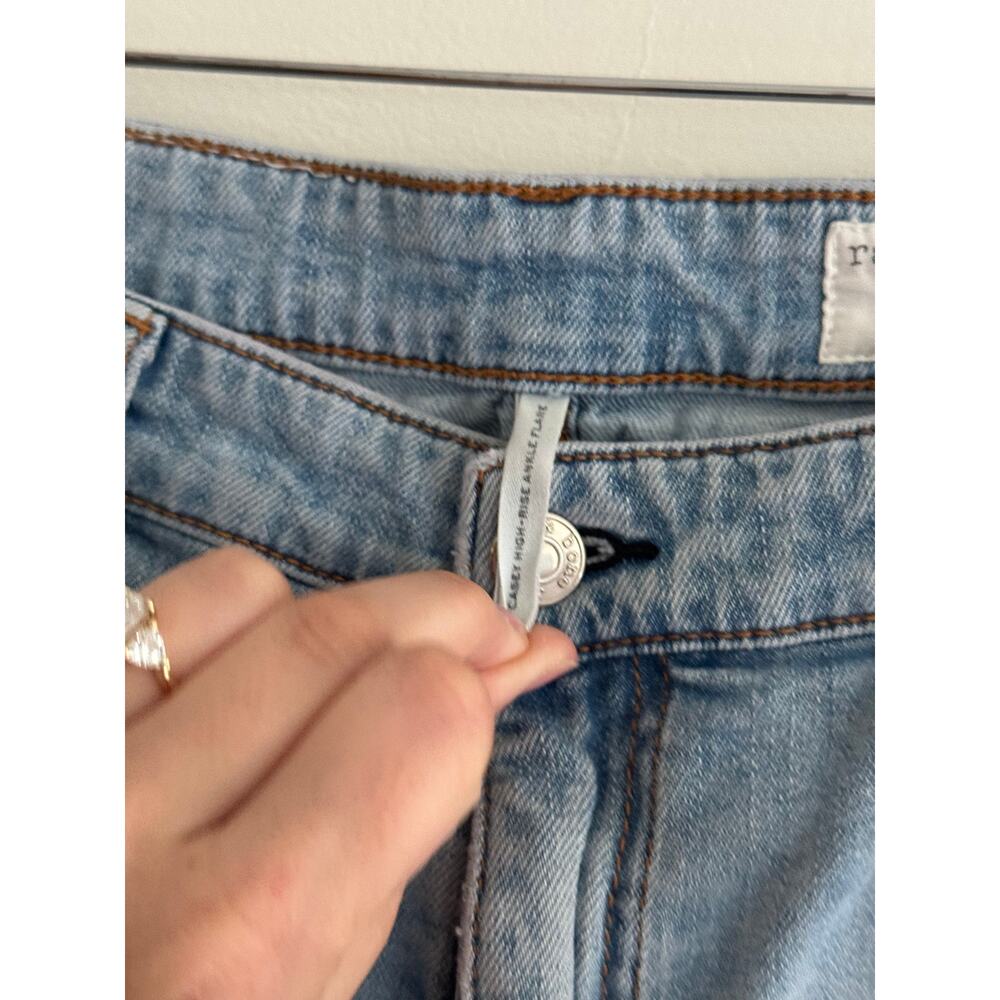 RAG & BONE Casey High Rise Ankle Flare Jeans in Lucy Size 30 - Picture 8 of 10